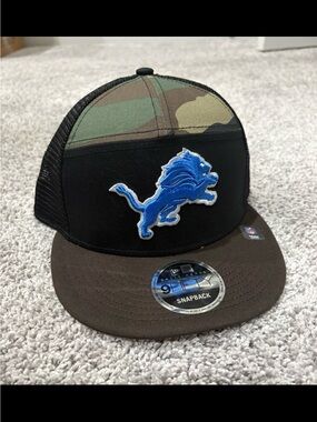 Brand New Detroit Lions New Era SnapBack Adjustable Hat